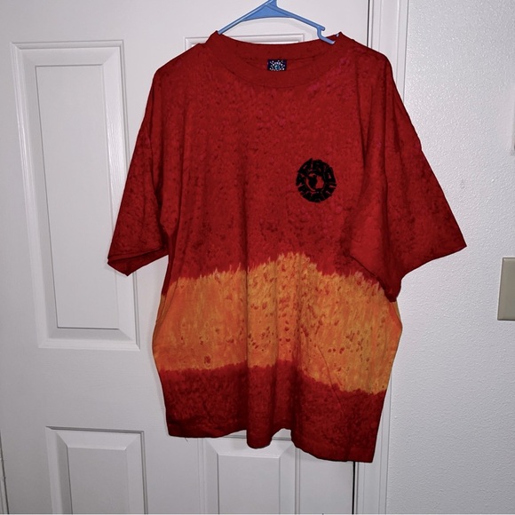 Pro Spirit Vintage T Shirt 1990's Tie Dye Surf Skate Beach Earth Logo Men’s 2X - Picture 1 of 4